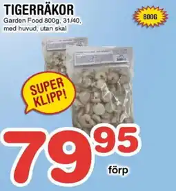Nya Pulsen Tigerräkor erbjuda