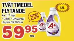 Nya Pulsen A+ Tvättmedel flytande erbjuda