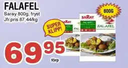 Nya Pulsen SARAY Falafel erbjuda