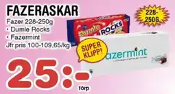 Nya Pulsen FAZER Fazeraskar erbjuda