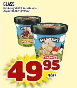 Nya Pulsen BEN & JERRYS Glass erbjuda