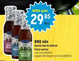 Eurocash SANTA MARIA Bbq sȧs erbjuda