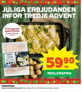Coop Konsum Torskrygg erbjuda