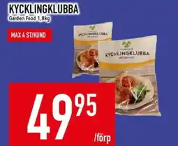 Matdax Kycklingklubba erbjuda