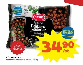 Stora Coop Köttbullar erbjuda