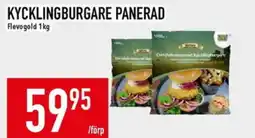 Kycklingburgare panerad