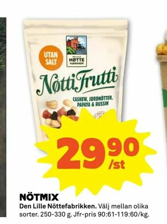 Stora Coop Nötmix erbjuda
