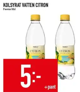 Matdax PREMIER Kolsyrat vatten citron erbjuda