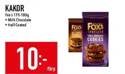 Matdax FOX'S Kakor erbjuda