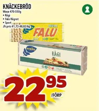 Matdax WASA Knäckebröd erbjuda