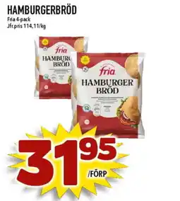 Matdax FRIA Hamburgerbröd erbjuda