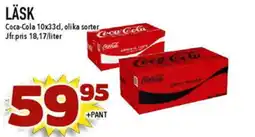 Matdax COCA-COLA Läsk erbjuda