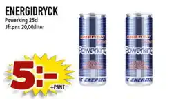 Matdax POWERKING Energidryck erbjuda