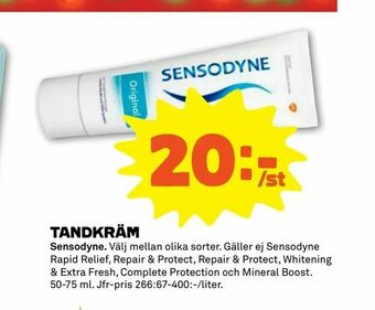 Stora Coop Tandkräm erbjuda