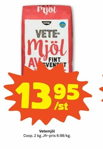 Stora Coop Vetemjöl erbjuda