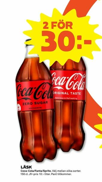 Stora Coop Läsk erbjuda