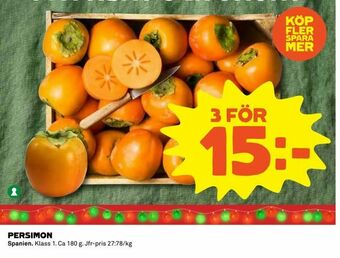 Coop Persimon erbjuda