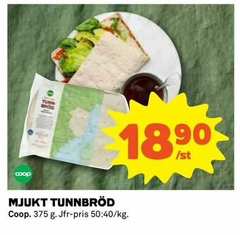 Coop Mjukt tunnbröd erbjuda
