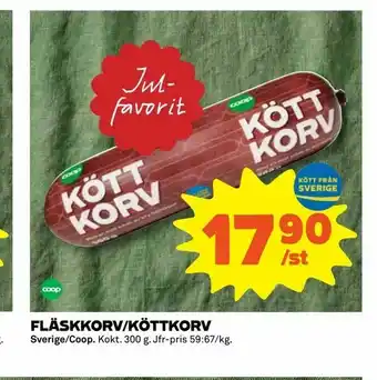 Fläskkorv/köttkorv