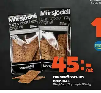 Coop Forum Tunnbrödschips original erbjuda
