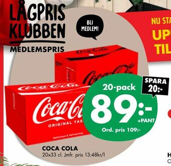 ÖoB Coca cola erbjuda