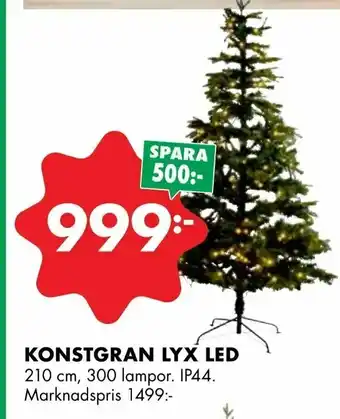 ÖoB Konstgran lyx led erbjuda