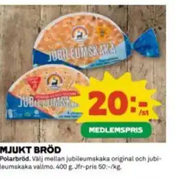 Coop Mjukt bröd erbjuda