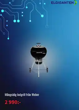 NetOnNet ELGIGANTEN Mångsidig kolgrill från weber erbjuda