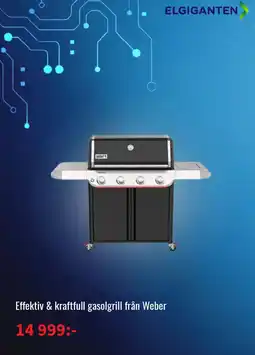 NetOnNet ELGIGANTEN Effektiv & kraftfull gasolgrill från weber erbjuda