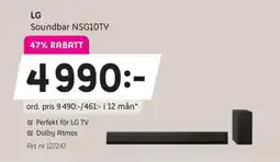 LG Soundbar nsg1oty
