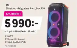 Elon JBL Bluetooth-högtalare partybox 710 erbjuda