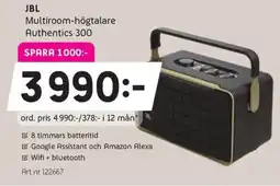 Elon JBL Multiroom-högtalare authentics 300 erbjuda