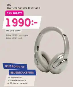 Elon JBL Over-ear-hörlurar tour one ii erbjuda