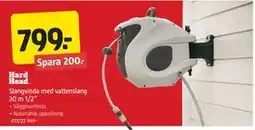 Jula Slangvinda med vattenslang 30 m 1/2” erbjuda