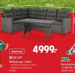 Jula Möbelgrupp 2 delar erbjuda