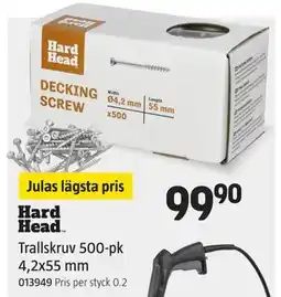 Jula Trallskruv 500-pk erbjuda