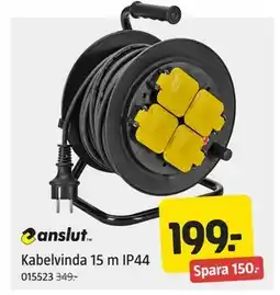 Jula Kabelvinda 15 m IP44 erbjuda