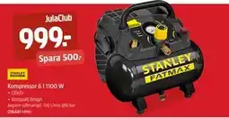 Jula Kompressor 6 l 1100 W erbjuda