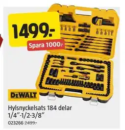 Jula Hylsnyckelsats 184 delar 1/4”-1/2-3/8” erbjuda