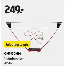 Jula Badmintonset erbjuda