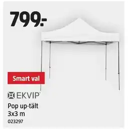 Jula Pop up-tält 3x3 m erbjuda