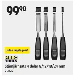 Jula Stämjärnsats 4 delar 8/12/18/24 mm erbjuda