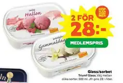 Stora Coop Glass/sorbet erbjuda