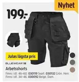 Jula Arbetsshorts erbjuda