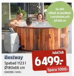Jula Spabad 1123 l Ø180x66 cm erbjuda