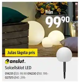Jula Solcellsklot LED erbjuda