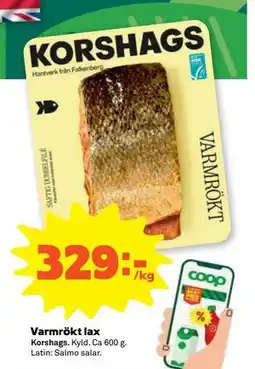Stora Coop Varmrökt lax erbjuda