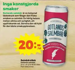 Stora Coop Salmbärsläsk erbjuda