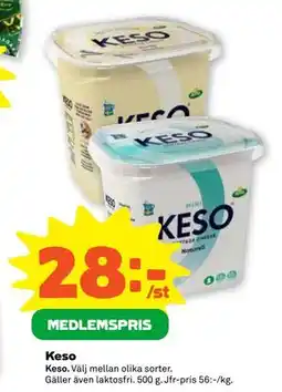 Stora Coop Keso erbjuda