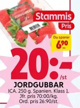Ica Hajen Lagpris Jordgubbar erbjuda